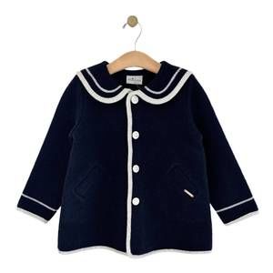 NEW MARAE girl's sailor coat in navy